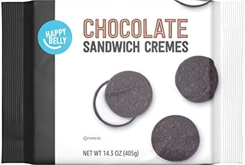 Happy Belly Chocolate Sandwich Creme Cookies, 14.3 oz