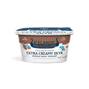 Icelandic Provisions Extra Creamy Skyr Yogurt, Coffee Cold Brew, 4.4oz