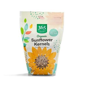 365 Organic Roasted Salted Sunflower Kernels, 12 Ounce