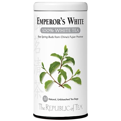 The Republic of Tea Emperor's White Tea, 50 Bags