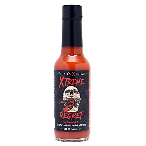 Elijah's Xtreme Regret Hot Sauce, Carolina Reaper & Trinidad Scorpion