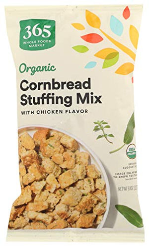 365 by Whole Foods Market, Organic Cornbread Stuffing Mix, 8 Ounce