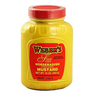 Buffalo's Own Weber's Original Horseradish Mustard 16 oz