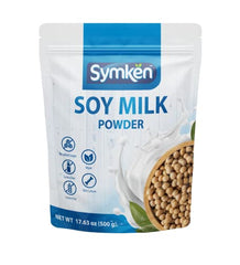 SYMKEN Sugar-free Soy Milk Powder, 17.6 Oz, Vegan