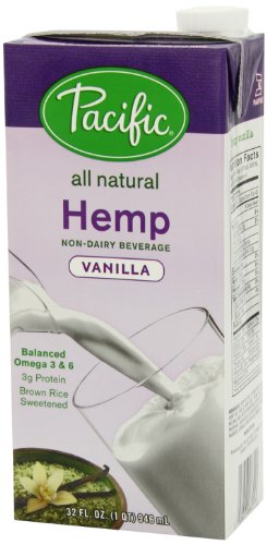 Pacific Natural Vanilla Hemp Milk, 6 Count