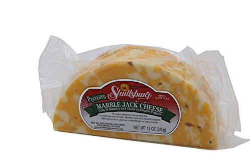 Shullsburg Creamery - Pepper Marble Jack 1/2 Moon Cheese