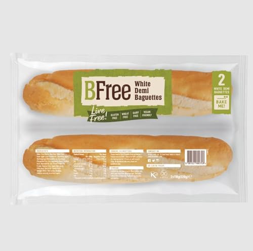 BFree Foods Gluten Free Par Baked Baguettes, 2 Pack