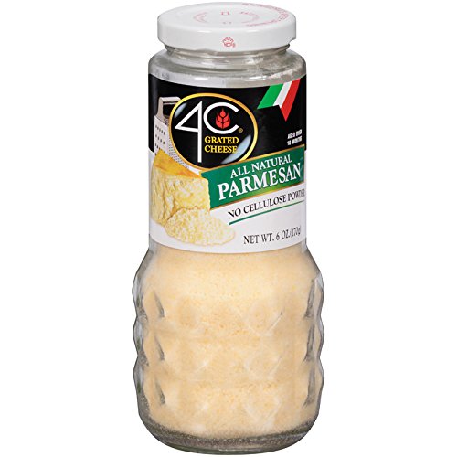 4C Parmesan Grated Cheese, 6 oz (Pack of 3)