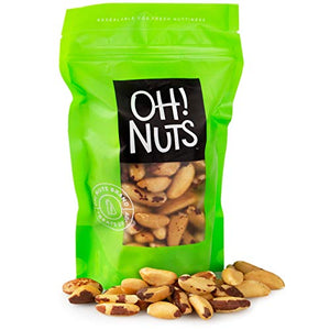 Oh! Nuts Fresh Jumbo Raw Brazil Nuts - 2lb Bag