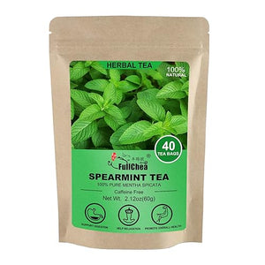 FullChea Spearmint Tea Bags, 40 Teabags, 1.5g/bag