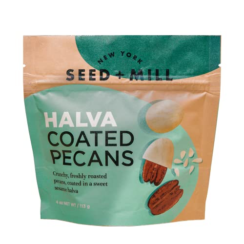 Seed + Mill Halva Coated Pecans, 4oz