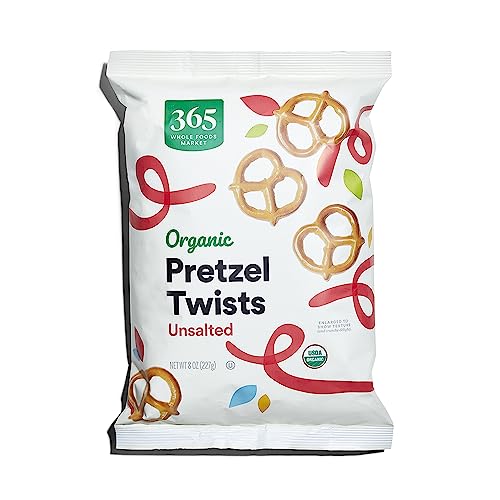 365 by Whole Foods Market, Organic Unsalted Mini Pretzel Twists, 8 oz