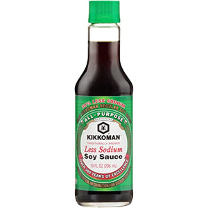 Kikkoman Soy Sauce, Reduced Sodium, 10 Fl Oz