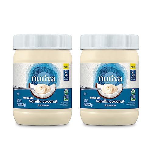 Nutiva Organic Vanilla Coconut Spread, 11.5 oz, 2 Pack