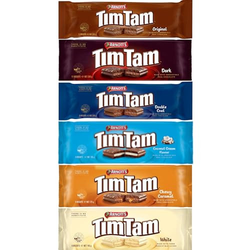 Arnott's Tim Tam Chocolate Biscuits, 6 Pack Assorted