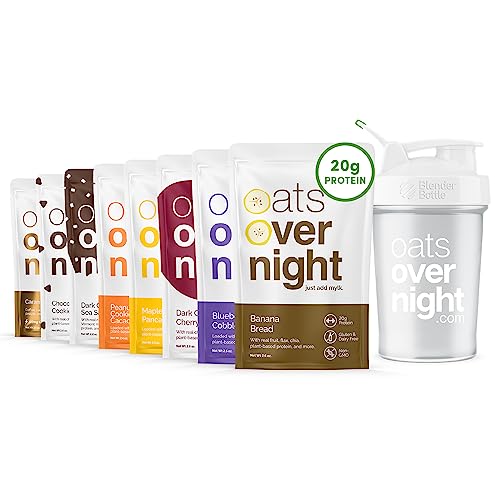 Oats Overnight Vegan Variety Pack, 8 Pack