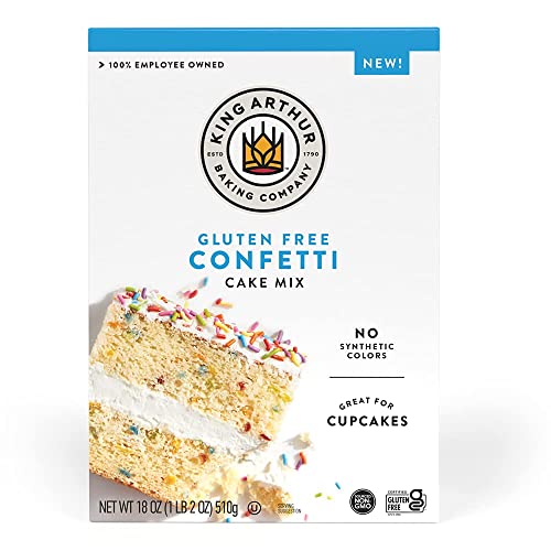 King Arthur Gluten Free Confetti Cake Mix, 18 Oz