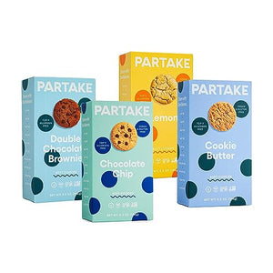 Gluten Free Partake Soft Vegan Cookies – 4 Box Variety Pack