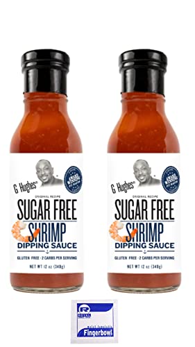 G Hughes Sugar Free Shrimp Dipping Sauce Bundle, 12 Oz