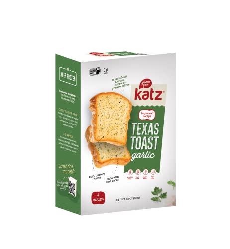 Katz Gluten Free Texas Toast, 7.8 Ounce, Pack of 1