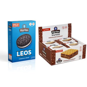 Rip Van Keto Snack Bundle - Hazelnut Wafers, Cookies & Cream Sandwiches