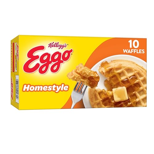 Eggo Homestyle Frozen Waffles, 12.3 oz (10 Waffles)