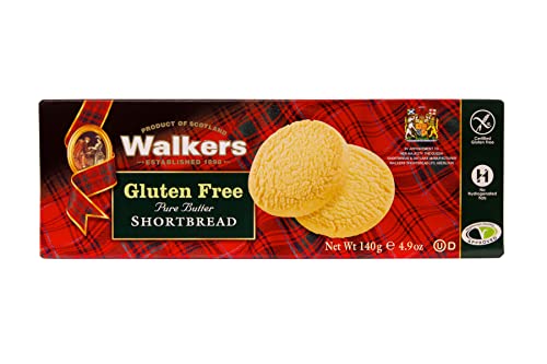 Walker's Gluten Free Shortbread Rounds, 4.9 Oz Box