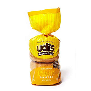 Udi's Gluten-Free Plain Bagels, 8 Pack