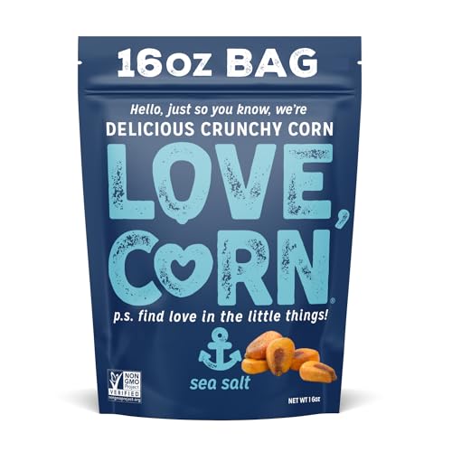 LOVE CORN Sea Salt, 16oz Bag