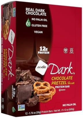 NuGo Dark Chocolate Pretzel, 12-Pack