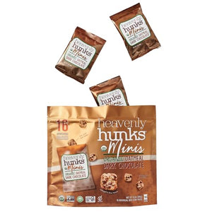 Heavenly Hunks Organic Oatmeal Dark Chocolate Chip, 16 Pack