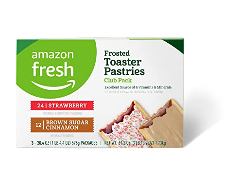 Amazon Fresh Frosted Toaster Pastries, 36 ct