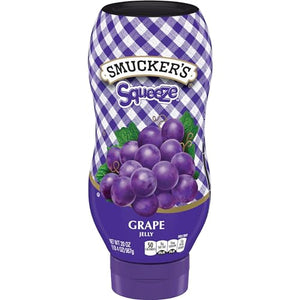 Smucker's Grape Squeezable Jelly, 20 Ounces (Pack of 12)