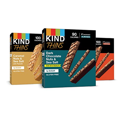 KIND Thins Variety Pack, Gluten Free, 30 Count