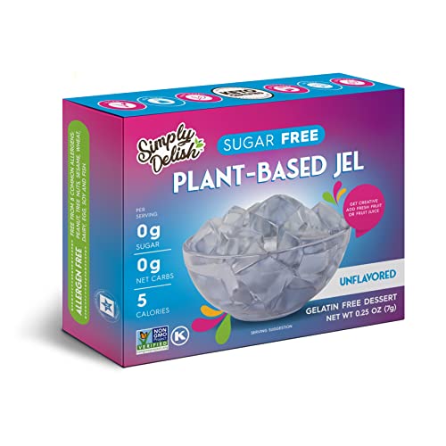 Simply Delish Natural Unflavored Jel Dessert, 6 Pack