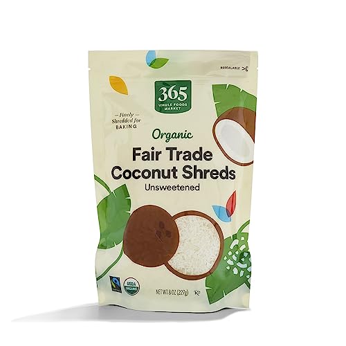 365 Organic Shredded Coconut, 8 oz