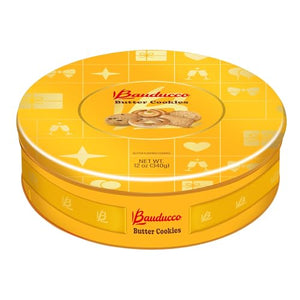 Bauducco Butter Cookies Tin - 12 oz