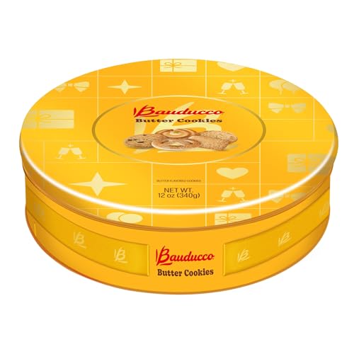 Bauducco Butter Cookies Tin - 12 oz