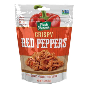 Fresh Gourmet Crispy Red Peppers, 3.5 Ounce, Pack of 6