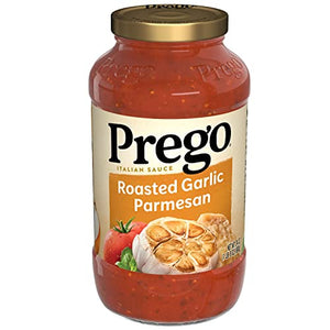 Prego Pasta Sauce, Roasted Garlic & Parmesan, 24 oz