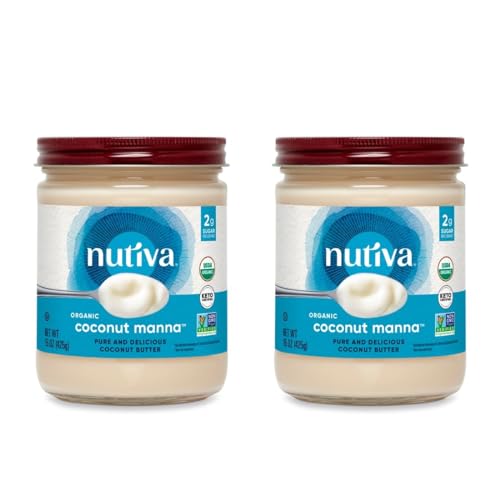 Nutiva Organic Coconut Manna, 15 Oz (2 Pack), Gluten-Free