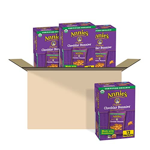 Annie's Organic Cheddar Bunnies, 12 oz (Pack of 4)