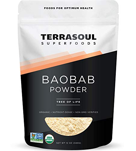 Terrasoul Organic Baobab Fruit Powder, 12 oz