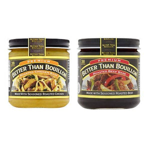 Better than Bouillon Roasted Beef and Chicken Base, 8 oz, 2 Pack