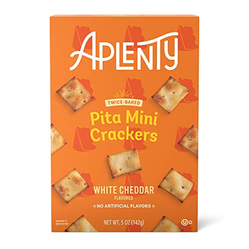 Aplenty White Cheddar Pita Mini Crackers, 5 oz