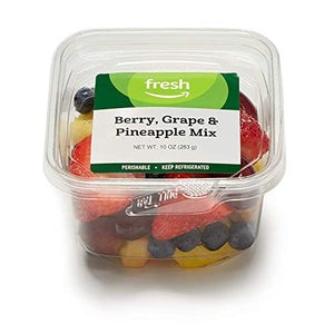 Amazon Brand - Fresh Berry, Grape & Pineapple Mix, 10 oz