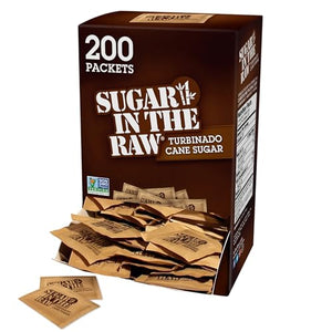 Sugar In The Raw Turbinado Cane Sugar Packets, 200 Count