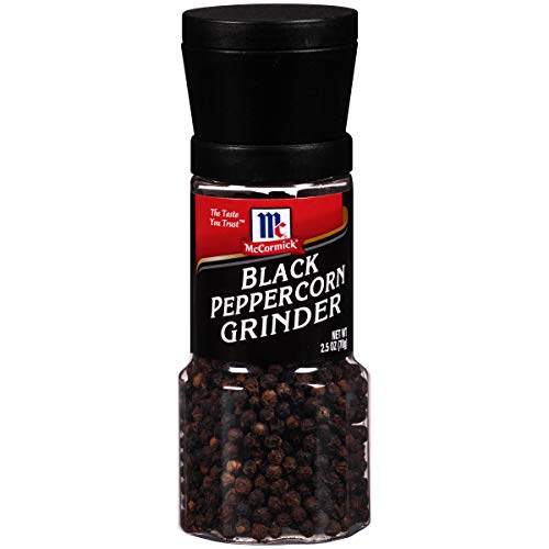 McCormick Black Peppercorn Grinder, 2.5 oz