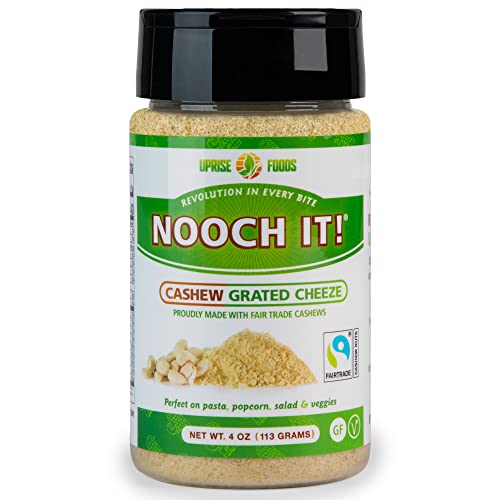 NOOCH IT! Fair Trade Dairy-Free Cashew Grated Cheeze, 4oz