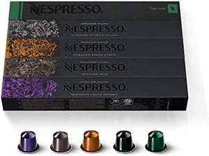 Nespresso OriginalLine Ispirazione Variety Pack, 50 Count